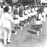 Les "majorettes" en 1970...